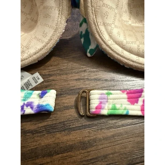 Victoria's Secret Bikini Set 36C XL Colorful Leopard Print Push Up Swimwear EUC - Picture 8 of 9